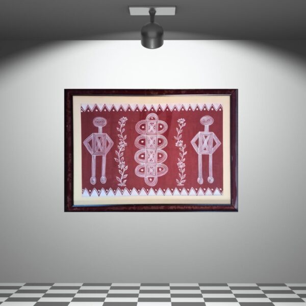 Tribal Painting By Santal Artist